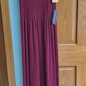 Sleeveless long casual dress